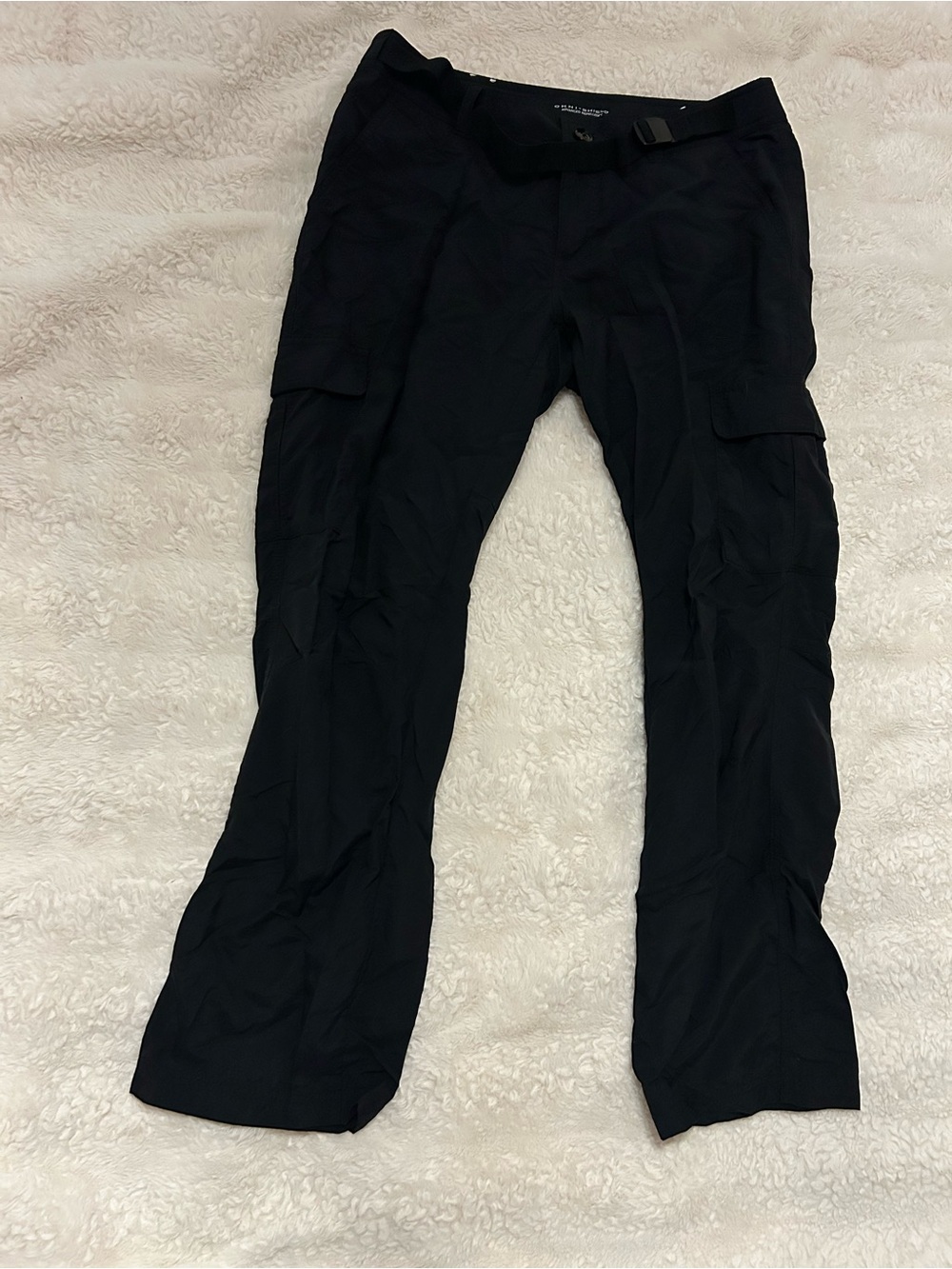 Columbia Black Boot Cut Cargo Pants